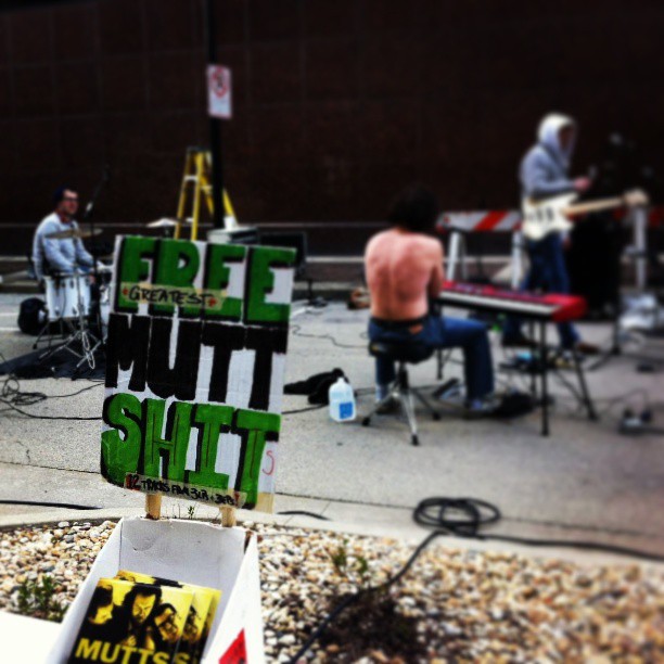 Show 1 of 3 for at Exile on Main St in Champaign. Chilly, early, lets give out some new free musics. Up next, BloNo!