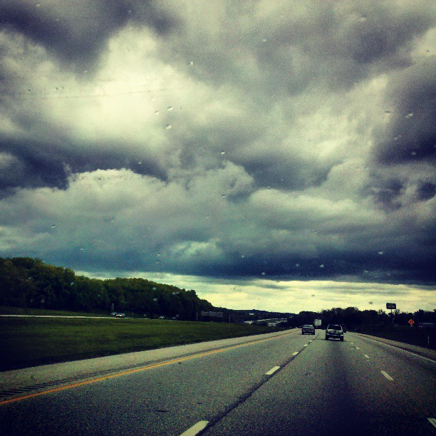 Tour is under a literal dark cloud so far. Extra thanks to our friends who've brightened each evening!